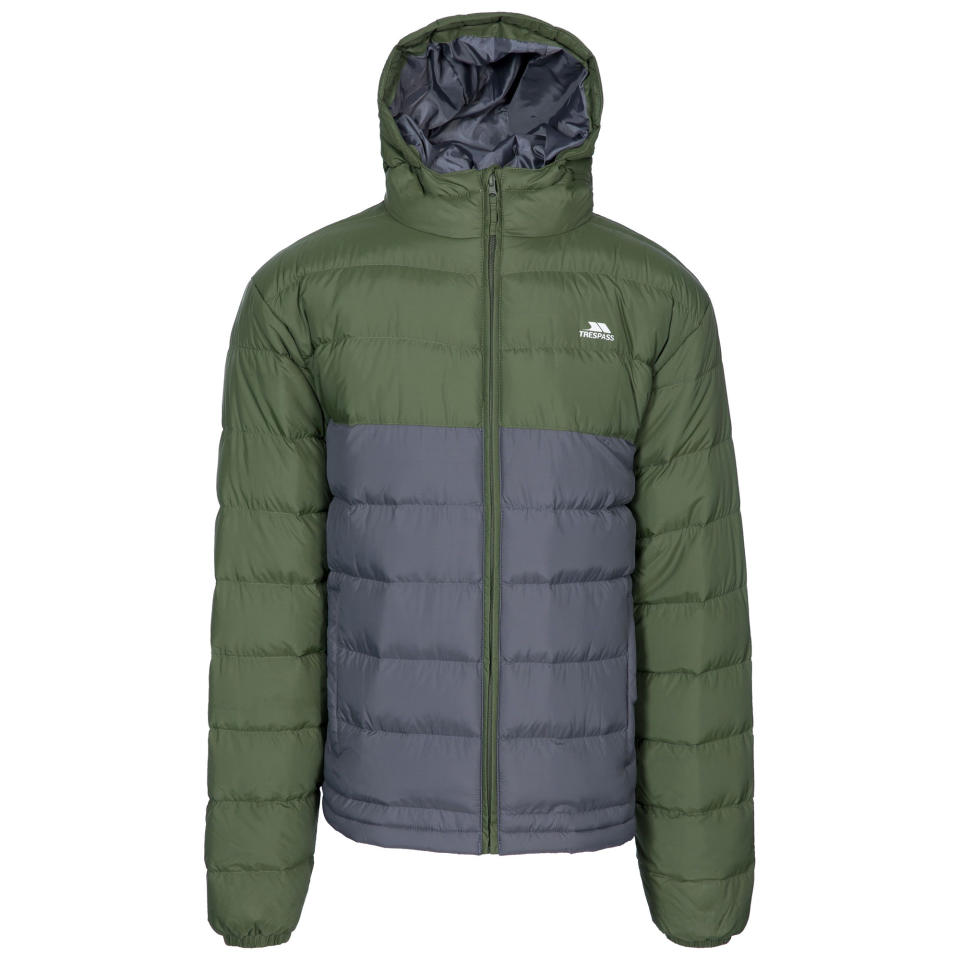 Trespass Mens Oskar Padded Jacket is on sale at Amazon during Singles Week. 