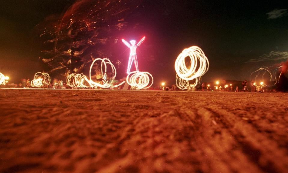 burning man dancers