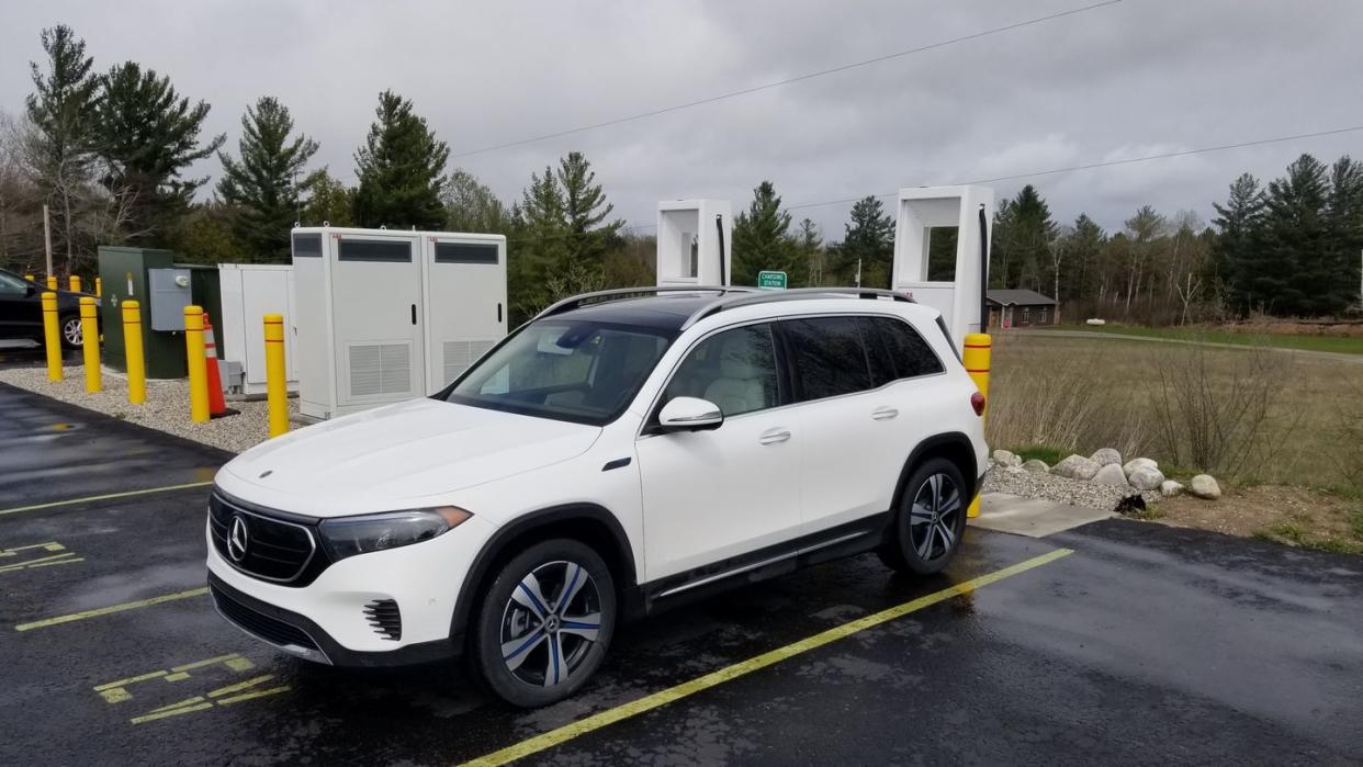 2023 mercedes eqb charging at ford dealership in west branch michigan