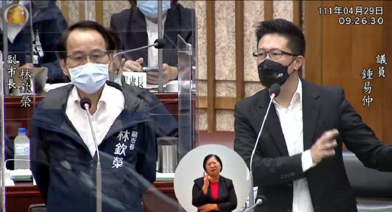 鍾易仲議員總質詢　呼籲陳市長把握好運氣