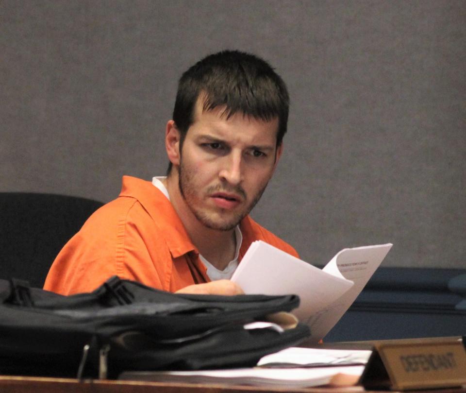 Joseph Crilley appears for a detention hearing in state Superior Court in Sussex County in September 2019.