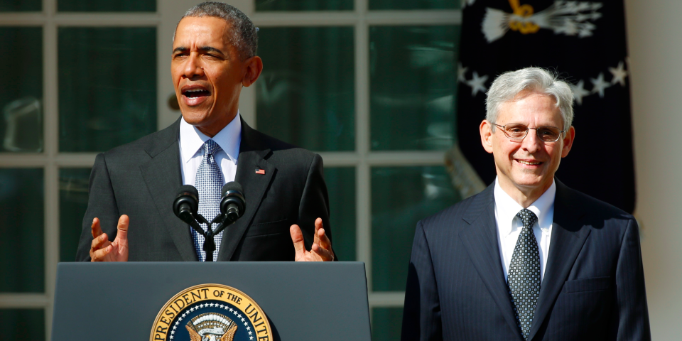 barack obama merrick garland