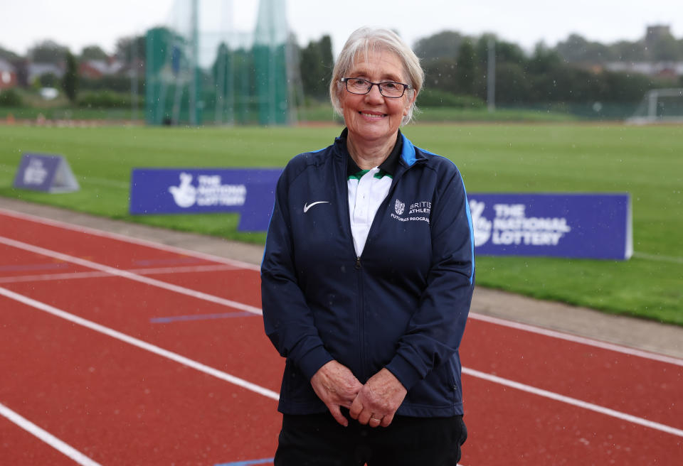 Keely Hodgkinson's former coach Margaret Galvin (Photo by Alex Livesey/Getty Images for The National Lottery)