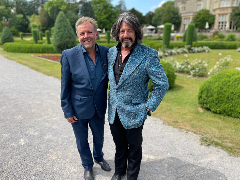 Homes Under the Hammer: Celebrity Special with Martin Roberts and Laurence Llewelyn-Bowen will air on Friday (Lion Television Scotland/Sam Postlethwaite)