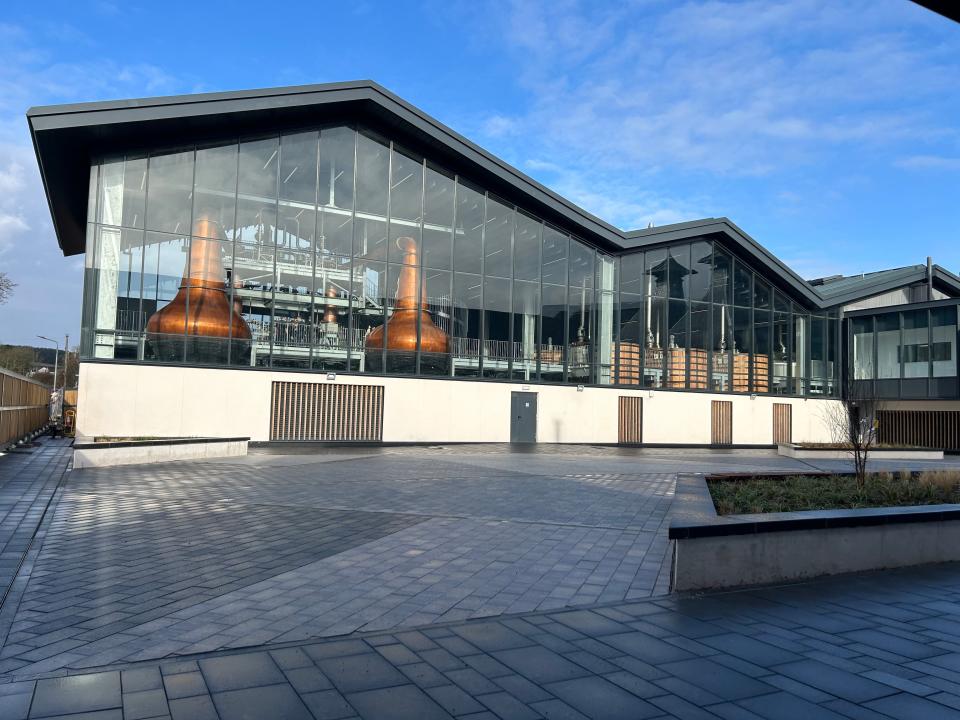 exterior of Port Ellen Whisky distillery