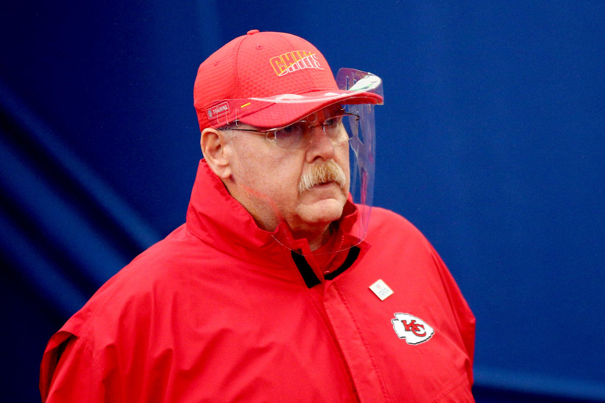 Head coach Andy Reid of the Kansas City Chiefs