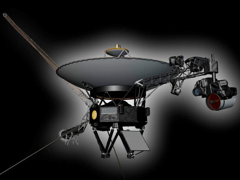 FILE PHOTO: Undated artist's concept depicting NASA's Voyager 1 spacecraft