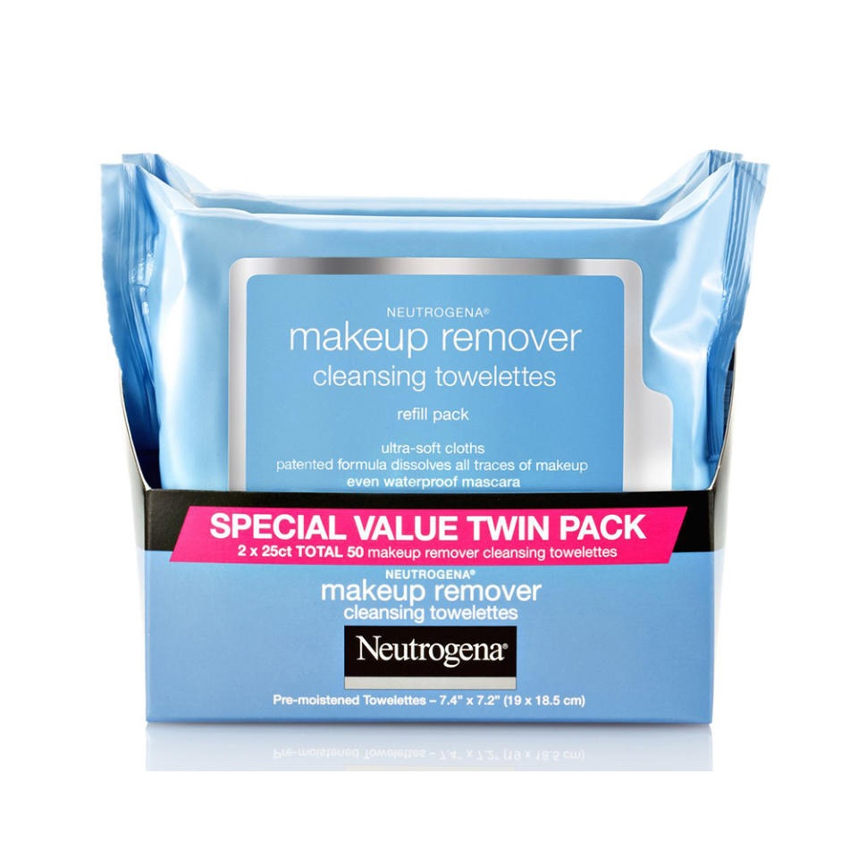 Neutrogena Makeup Remover Cleansing Face Wipes. (Photo: Walmart)