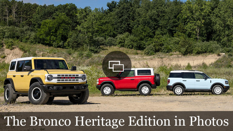 The 2023 Ford Bronco Heritage Editions in Photos