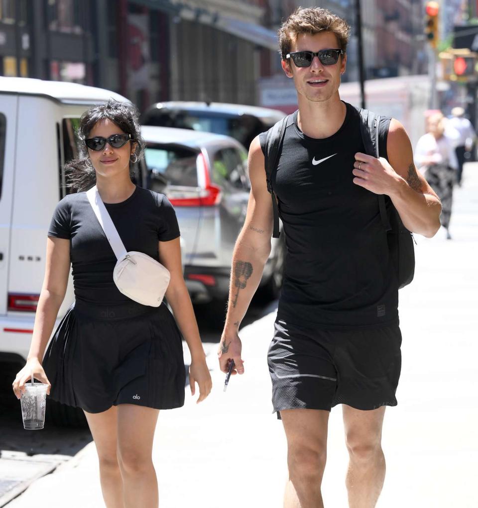 <p>Elder Ordonez / SplashNews.com</p> Camila Cabello and Shawn Mendes