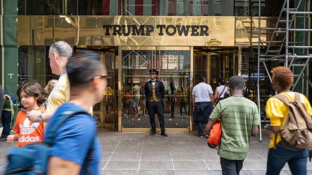 PHOTO: People walk by  Trump Tower in New York, Aug. 10, 2022. (Spencer Platt/Getty Images)