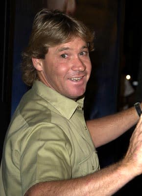 Steve Irwin at the LA premiere of 20th Century Fox's Master and Commander: The Far Side of the World