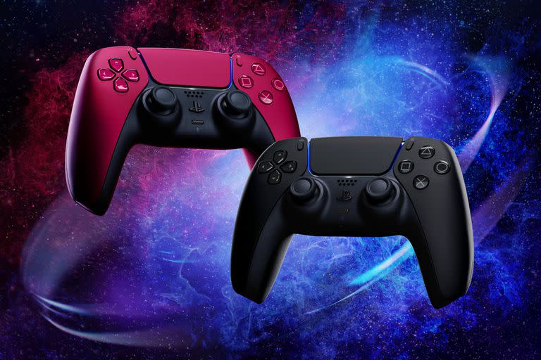 Cosmic Red y Midnight Black, las dos nuevas opciones del control de mando DualSense para PlayStation 5 que ofrece Sony