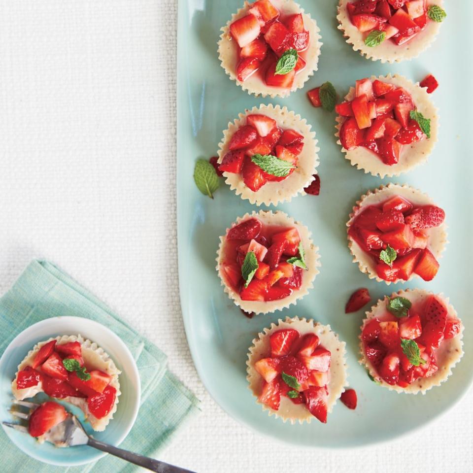 Strawberry Cheesecake Tartlets