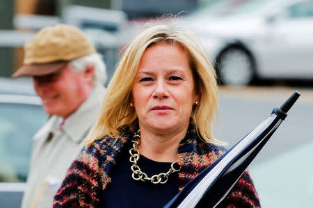 Bridget Anne Kelly, former deputy chief of staff to New Jersey Gov. Chris Christie, arrives to testify in the Bridgegate trial at the Federal Courthouse in Newark, New Jersey, U.S. October 27, 2016. REUTERS/Eduardo Munoz