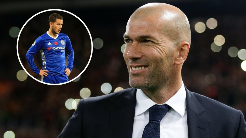 Zinedine Zidane is a big fan of Eden Hazard