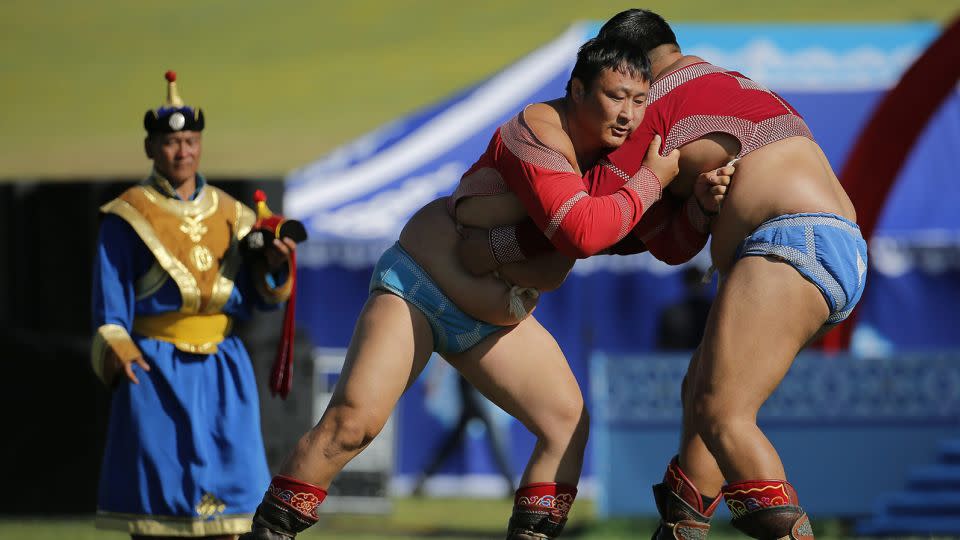 Most of the games are open to participants of all ages and genders, except for wrestling. - Wu Hong/EPA/Shutterstock