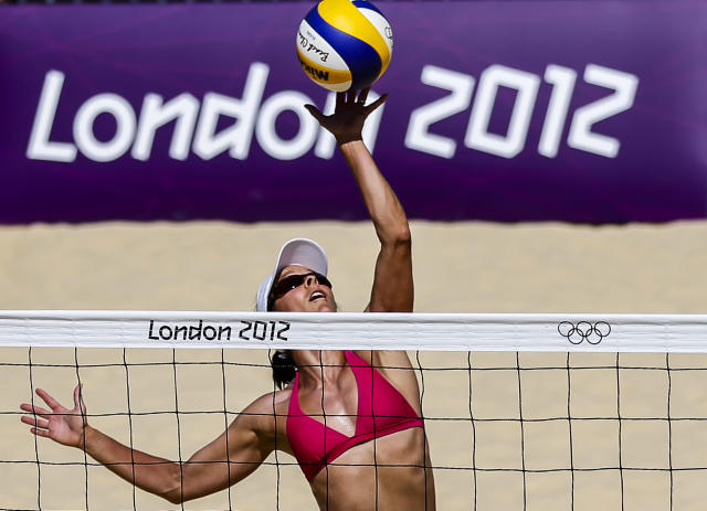 My girrlls <3 fitnesss crushs. Canada's BEach Volley Ball Players Annie  Martin (R) and Marie-Andree Lessard