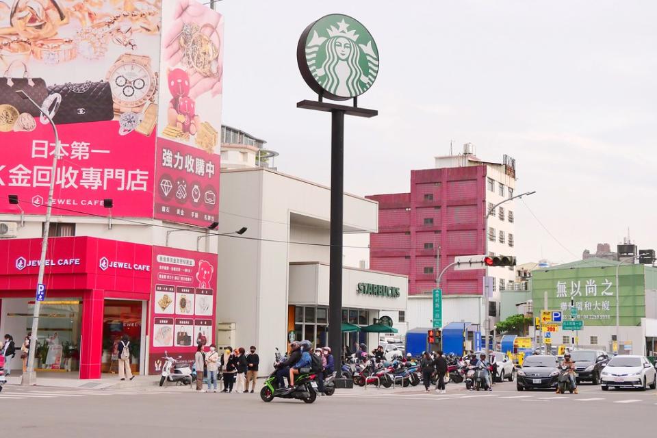 台中美村路飲料一條街