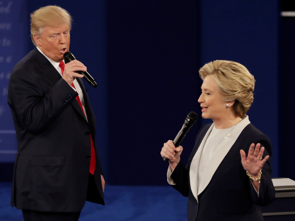 presidential election debate trump clinton