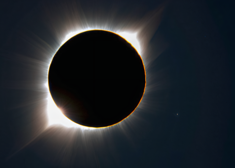 Total eclipse: AI-generated image