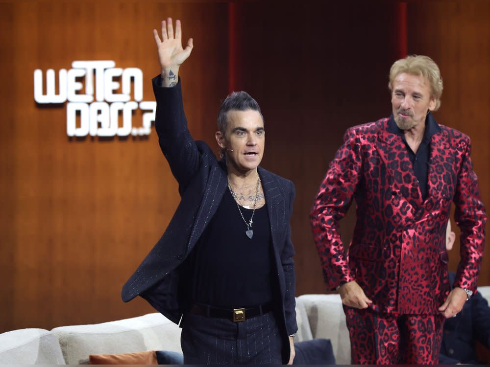 Robbie Williams war am Samstagabend der Star-Gast bei "Wetten, dass..?" (Bild: Andreas Rentz/Getty Images)