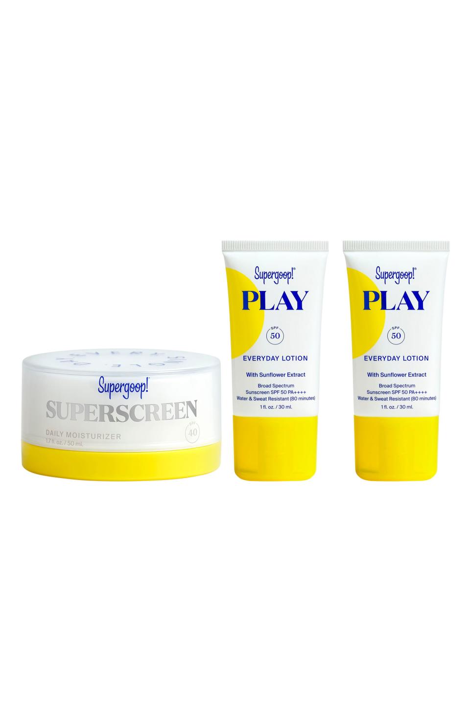 5) Superscreen Daily Moisturizer SPF 40 Sunscreen Set