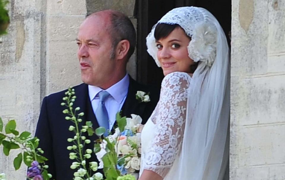 Lily Allen and father Keith Allen
