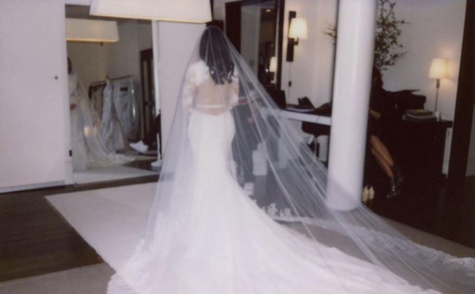 Kim Kardashian Kanye West Wedding (Photo credit: kimkardashianwest.com)