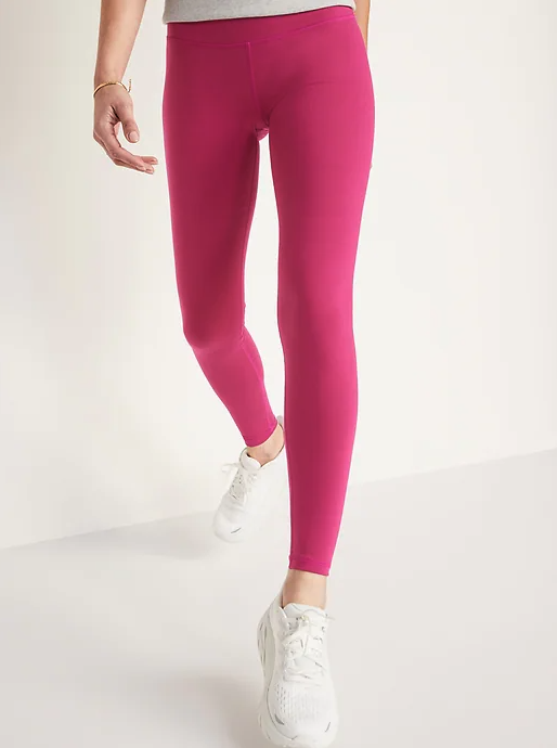 UpLift Leggings in Pink Heart Foil