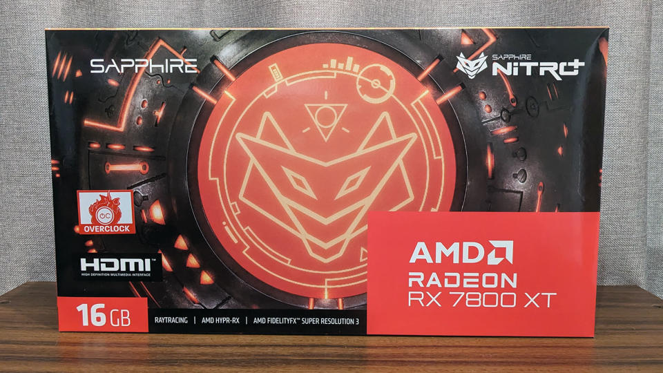 Sapphire Nitro+ Radeon RX 7800 XT box