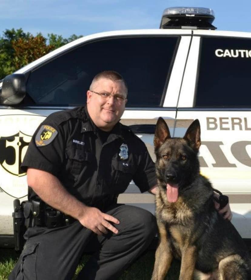 The Berlin Police Department has announced the passing of retired police K-9 and partner of Retired Corporal Bireley, Luke.