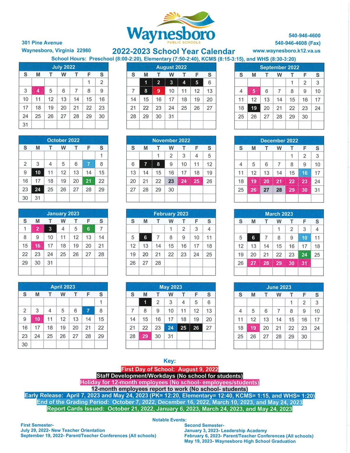 waynesboro-presents-proposed-school-calendar-for-2022-23-changes