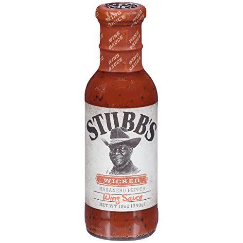 10) Wicked Habanero Pepper Wing Sauce