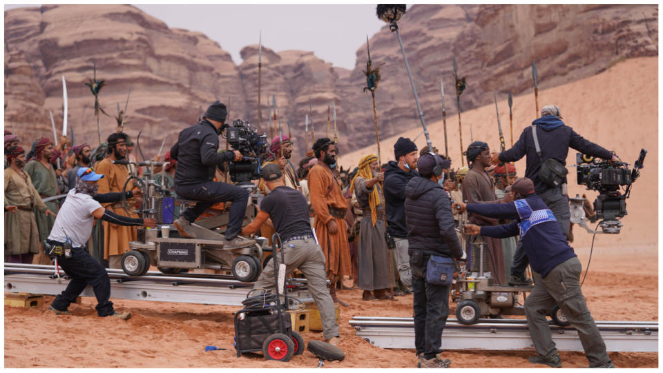 ‘Desert Warrior’ shooting in Neom