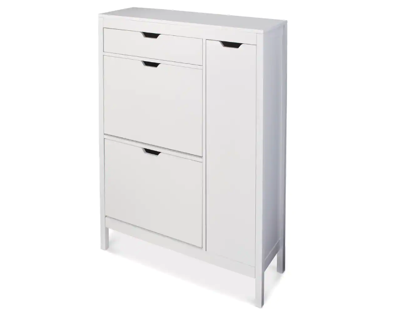 Canvas Overbrook 3-Tier Shoe Storage Cabinet. Image via Canadian Tire.