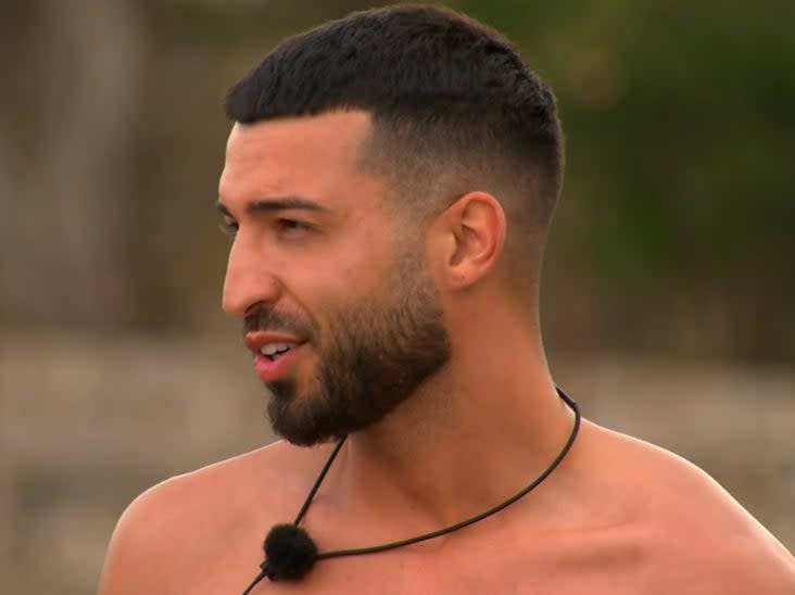 Mehdi on Love Island (ITVX)