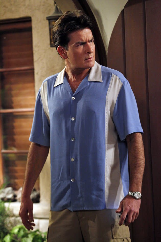 Charlie Sheen At $2 million an episode, the original “Two and a Half Men” star was the highest-paid TV actor in Hollywood. Winning! (AP Photo/CBS, Greg Gayne, File)