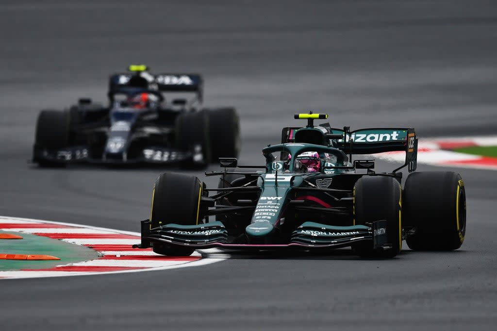 Sebastian Vettel during the Turkish Grand Prix at Intercity Istanbul Park (Getty)