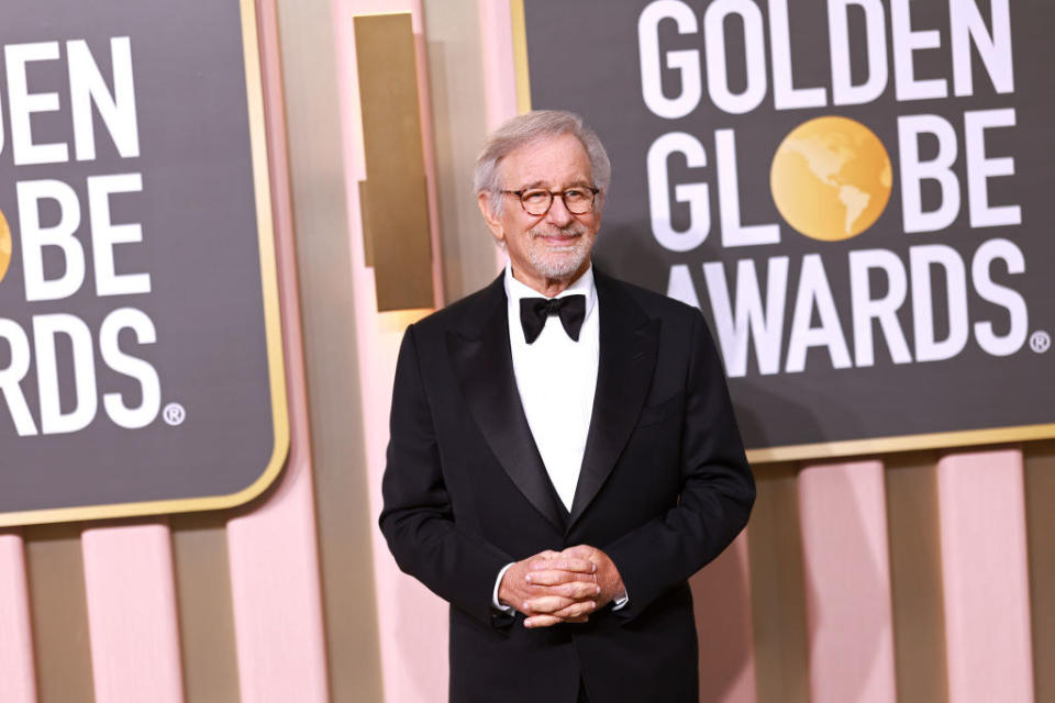 Steven Spielberg attends the 80th Annual Golden Globe Awards on Jan. 10 in Beverly Hills, California.