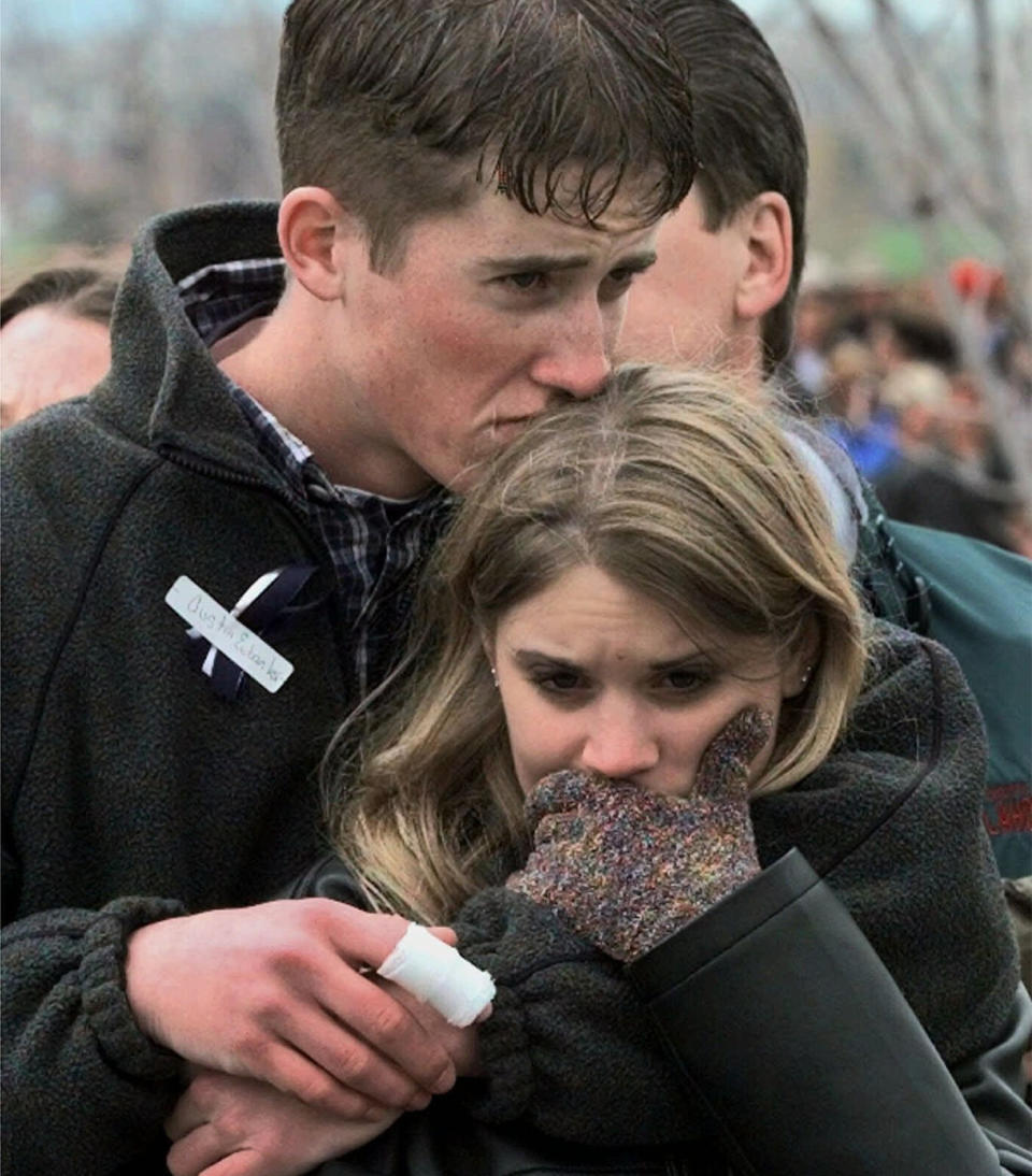 Colorado Columbine school shooting survivor Austin Eubanks, pictured, has died. Source: AP