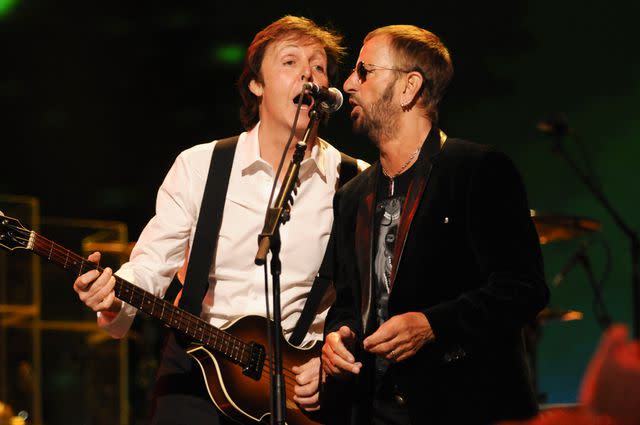 Kevin Mazur/MPL/WireImage Ringo Starr and Paul McCartney in 2009