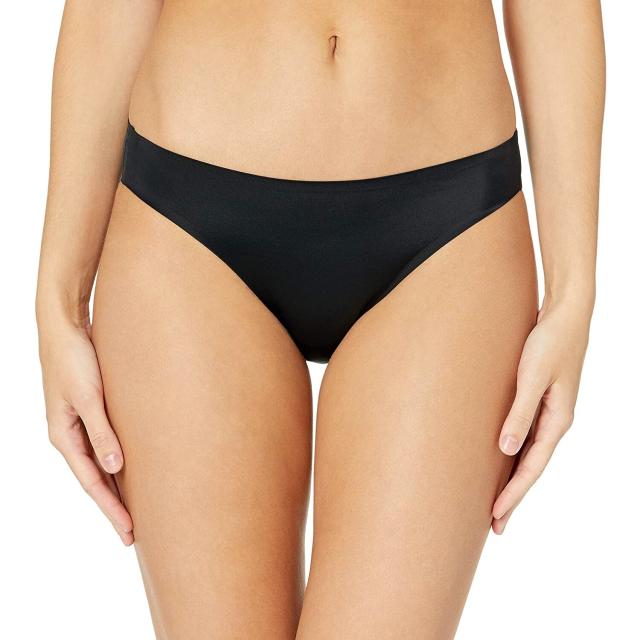 Essentials Women's 4-Pack Seamless Bonded Stretch Thong, Warm