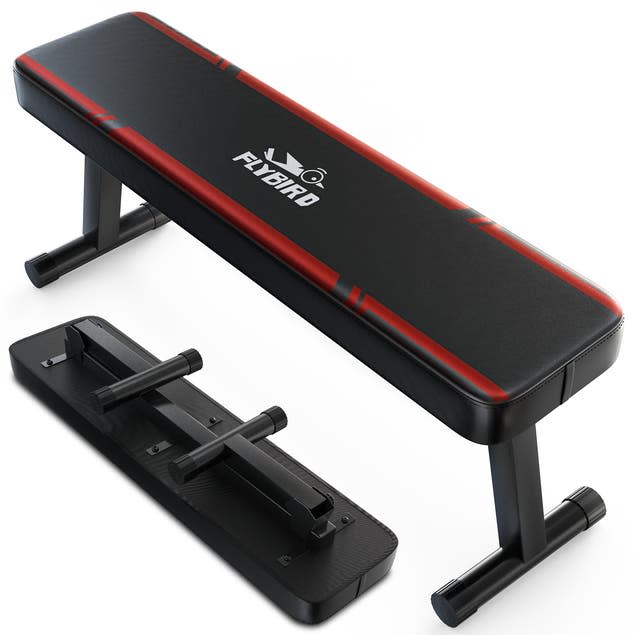 <p><a href="https://shop.menshealth.com/flybird-foldable-flat-weight-bench.html" rel="nofollow noopener" target="_blank" data-ylk="slk:Shop Now;elm:context_link;itc:0;sec:content-canvas" class="link ">Shop Now</a></p><p>Foldable Flat Weight Bench</p><p>menshealth.com</p><p>$109.99</p>