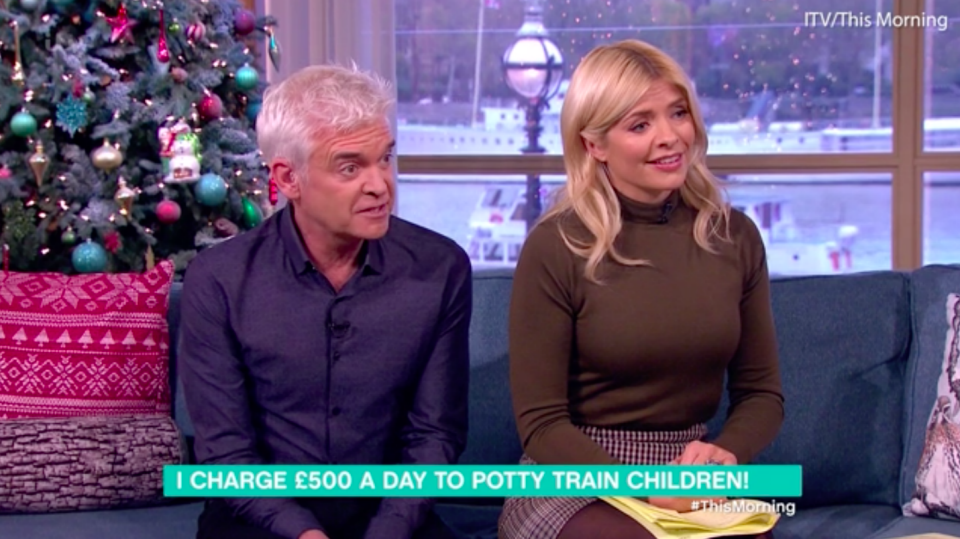 This Morning hosts Phillip Schofield and Holly Willoughby weighed in on the debate. Photo: ITV