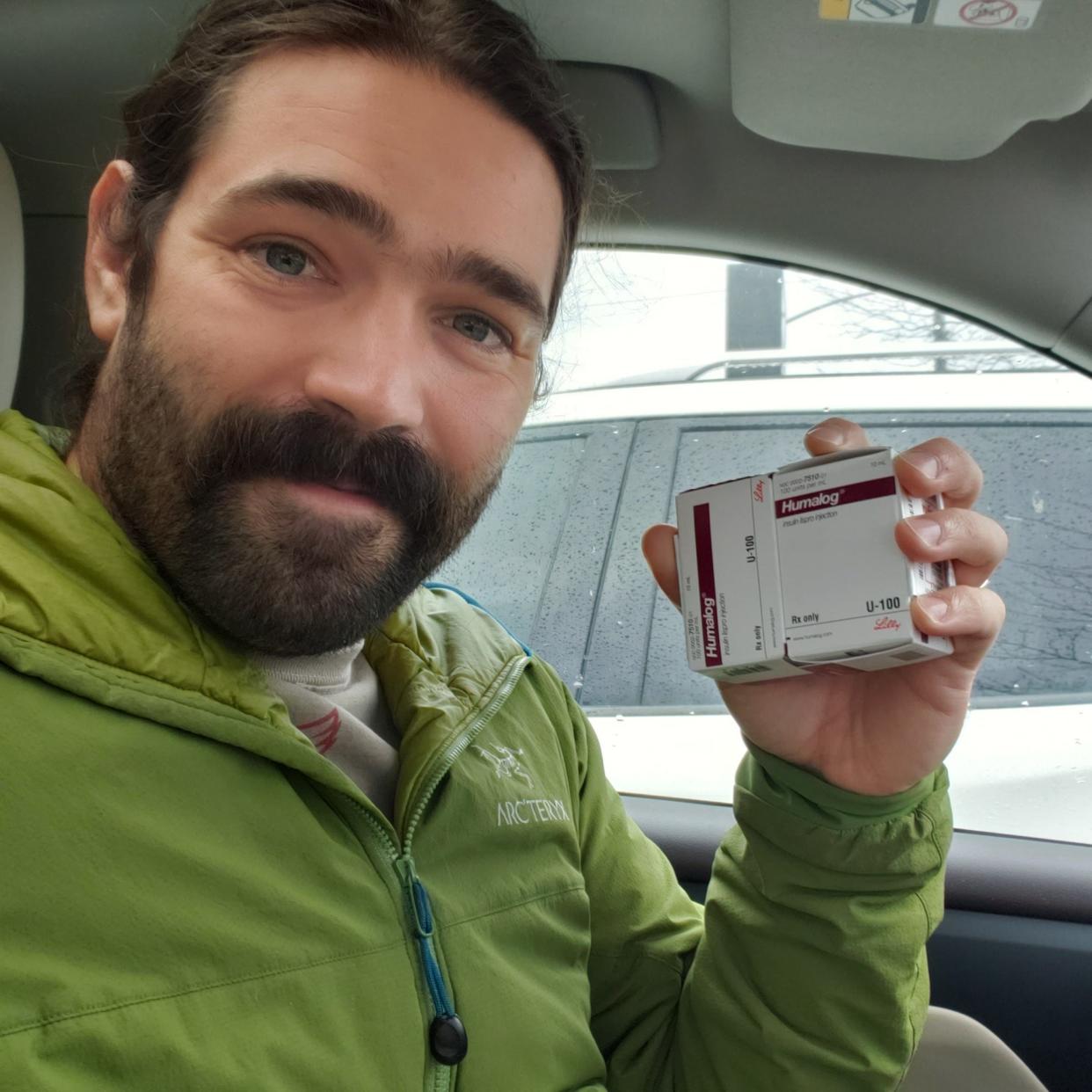 Bram Sable-Smith holds a month’s worth of insulin that took him 17 days and 20 phone calls to acquire. The health insurance he got when he switched jobs refused to cover his ongoing prescription without something called a prior authorization, essentially a requirement that a physician get approval from an insurance company before prescribing a treatment.