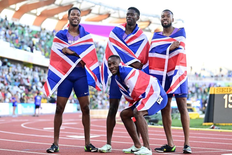 Nethaneel Mitchell-Blake wants Great Britain to look into the future  (Getty Images for World Athletics)