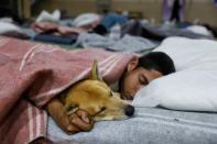 Homeless shelter in Brazil puts a 'roof' over man's best friend during low temperatures