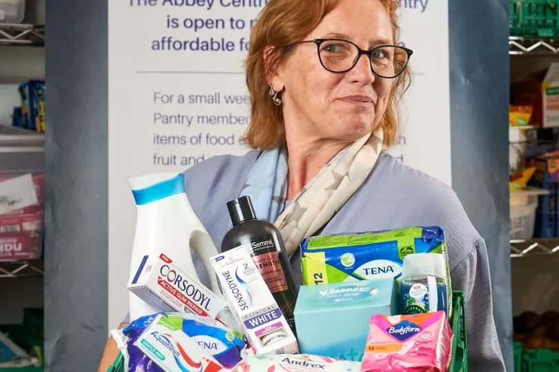 Carline Gandy-Brown at The Abbey Centre, Community Pantry, Westminster, London.