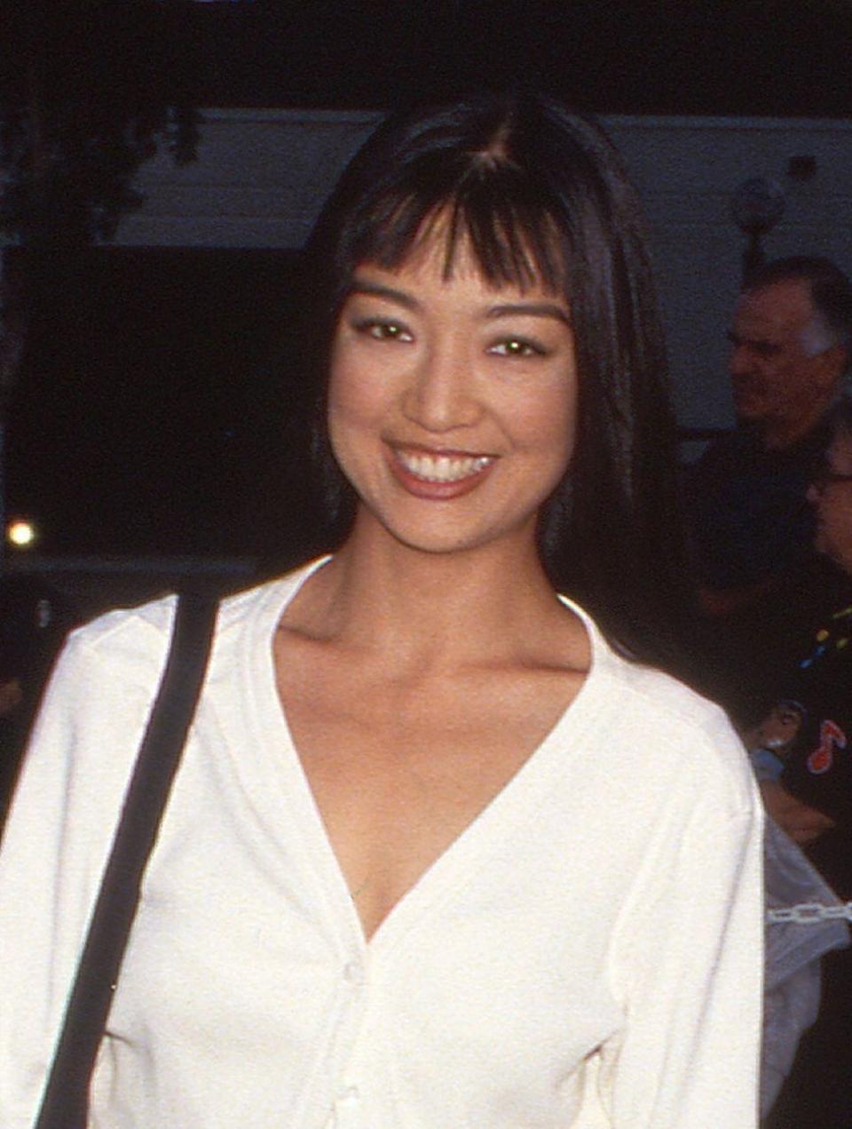 Wen in 1993 on a red carpet